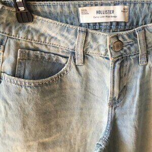 Hollister girl's jeans, low-rise baggy, size waist 23 regular, new with tags